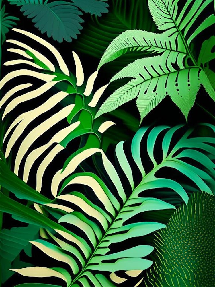 Five Finger Fern Vibrant