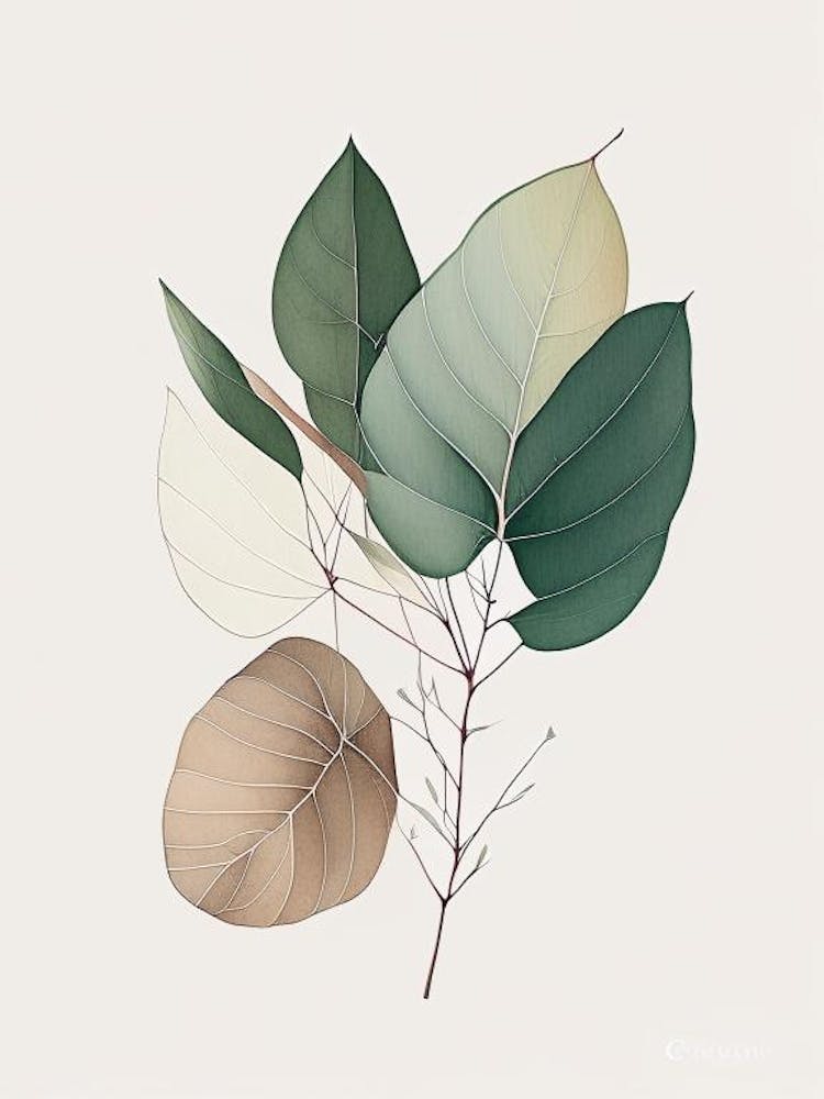 Eucalyptus Leaf Contemporary 2