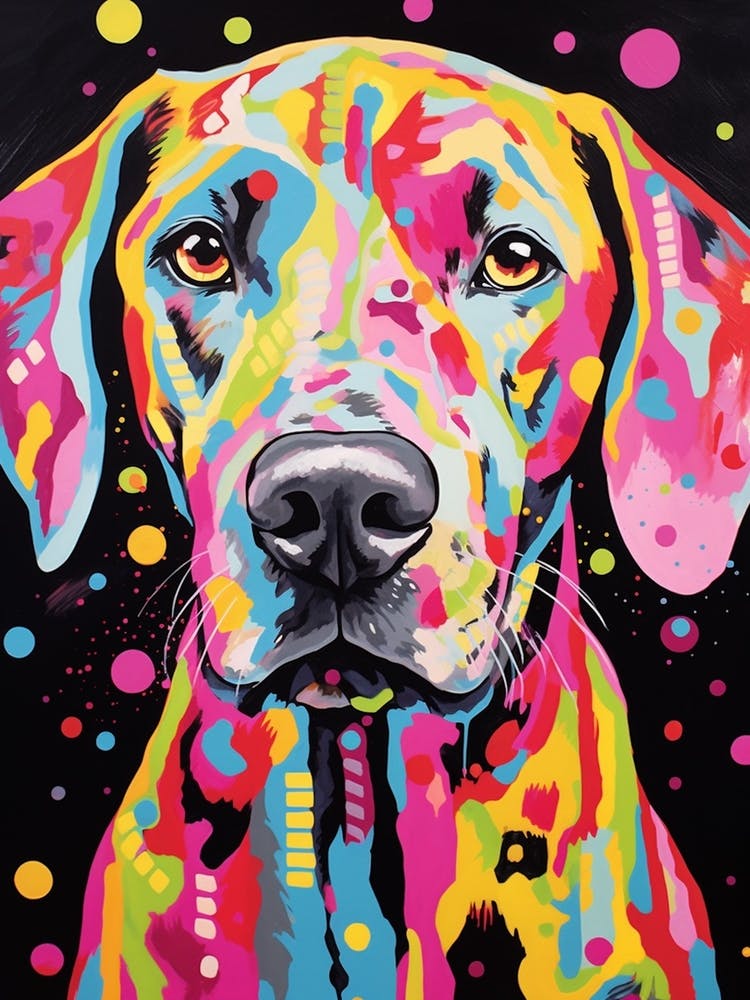 Colourful Pop Art Dog 2