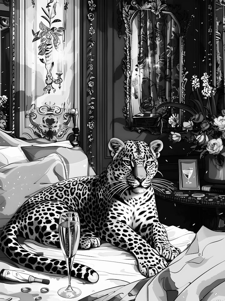 Leopard In The Bedroom