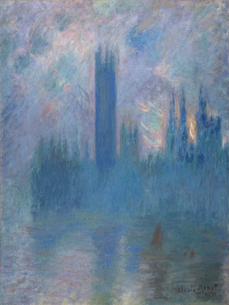 Houses Of Parliament, London (1900)