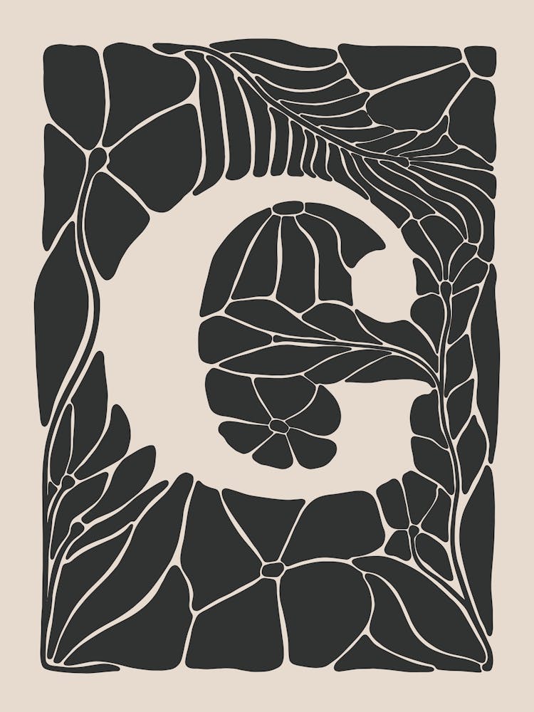 Botanical Letter G No 0747