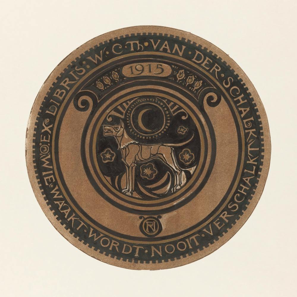 Design For Ex Libris, Richard Roland Holst