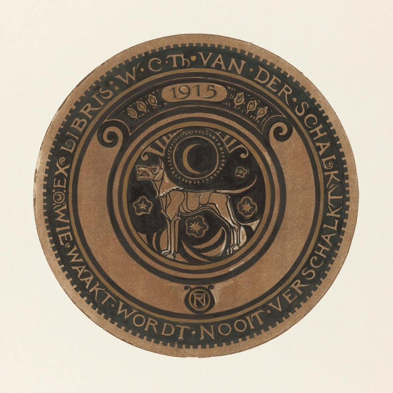 Design For Ex Libris, Richard Roland Holst