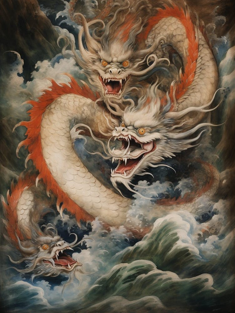 Japanese Dragon Illustration 2