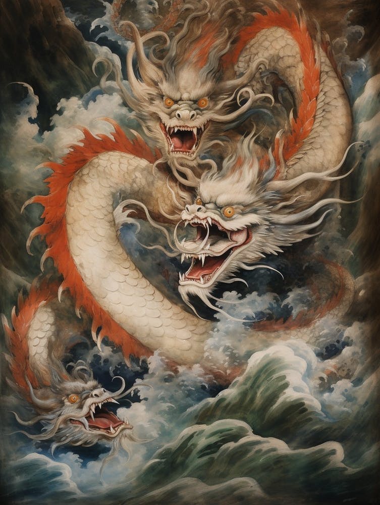 Japanese Dragon Illustration 2
