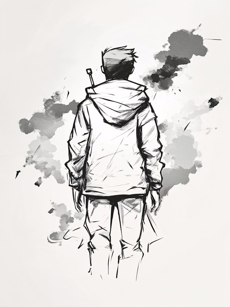 Man In A Hoodie