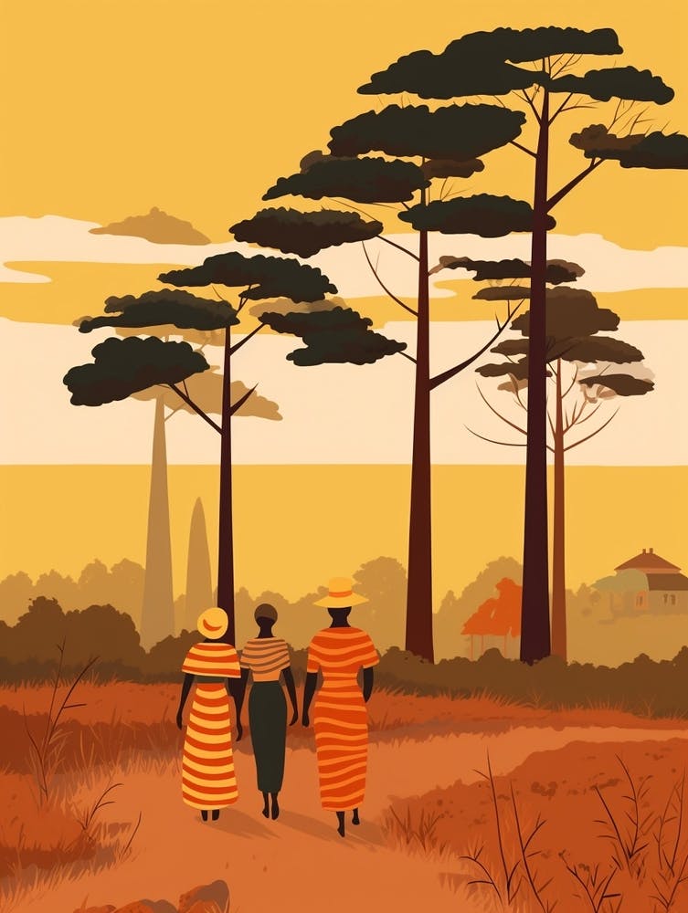 Cameroon 2 Travel Illustration