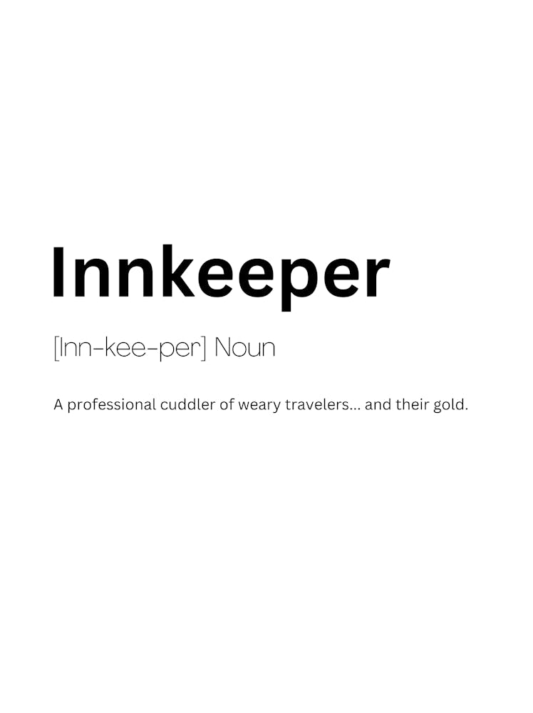 Innkeeper Definition Meaning 1