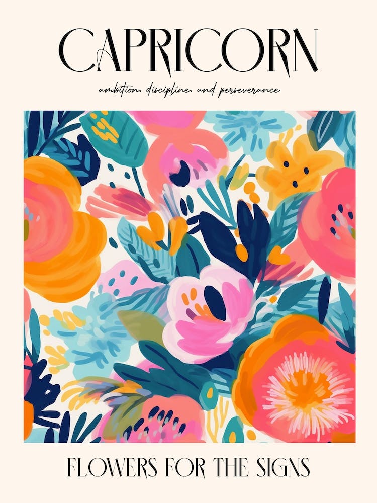 Flowers For The Signs Capricorn 2 Zodiac Sign