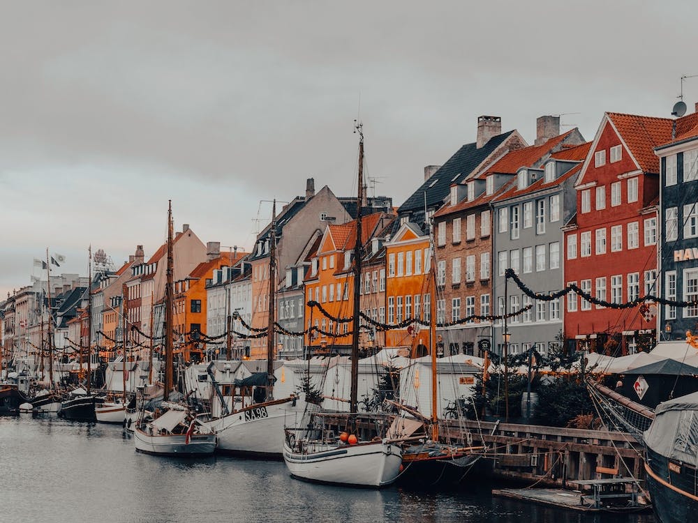 Nyhavn Copenhagen Harbour On A Cloudy Day 2