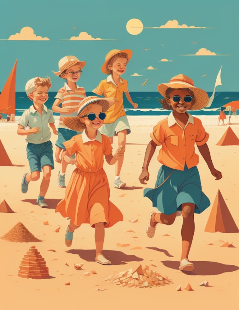 Children On The Beach