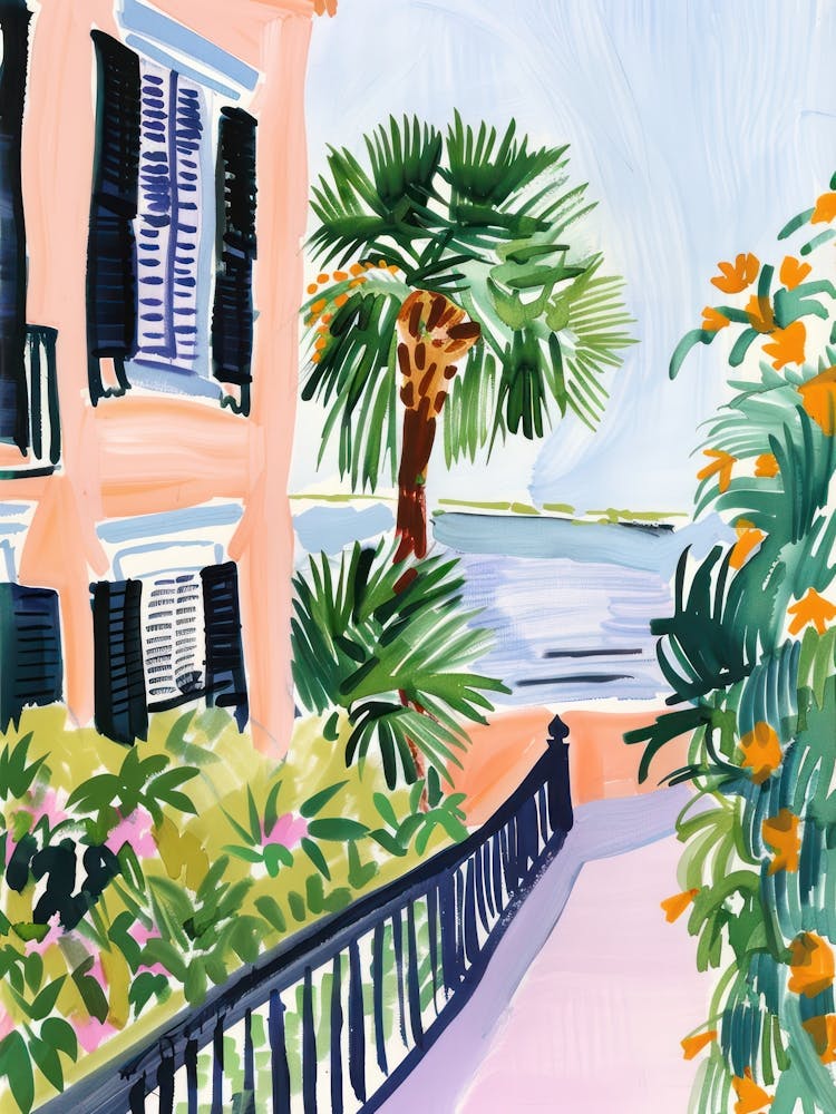 Travel Poster Happy Places Charleston 2