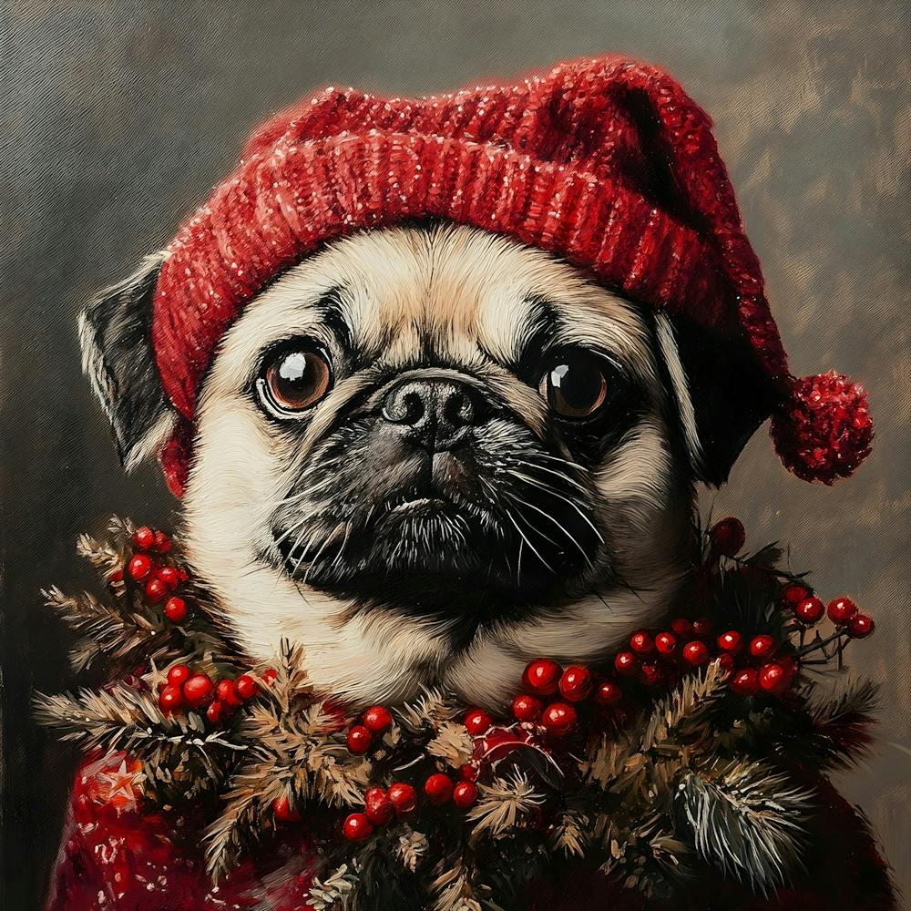 Weihnachts-Mops 2