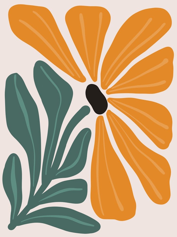 Orange Flower 3