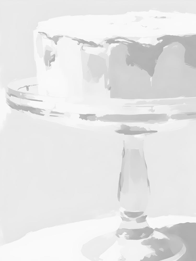 Gâteau sur une Assiette