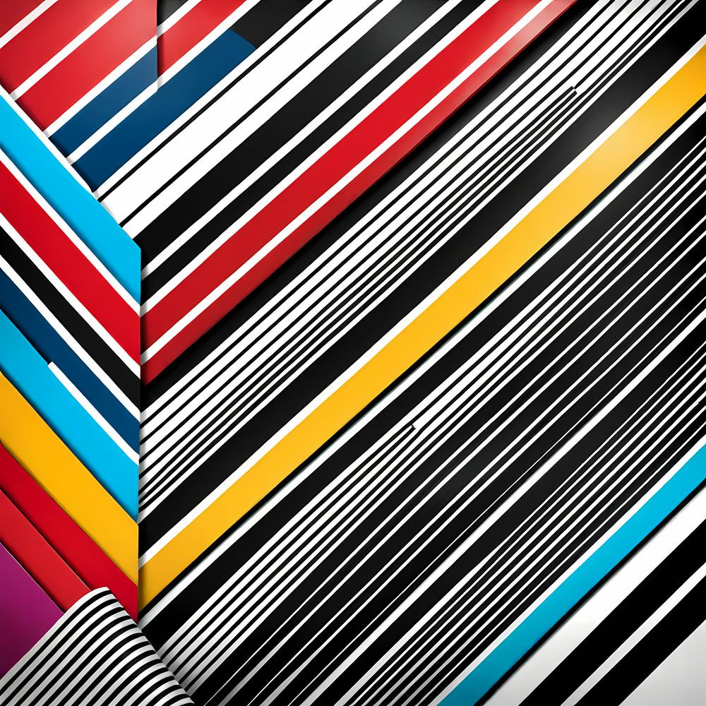 Abstract Striped Pattern