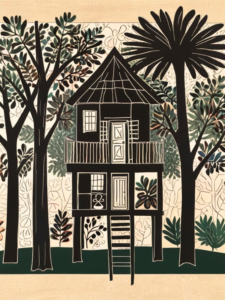 Cabane dans les arbres 1
