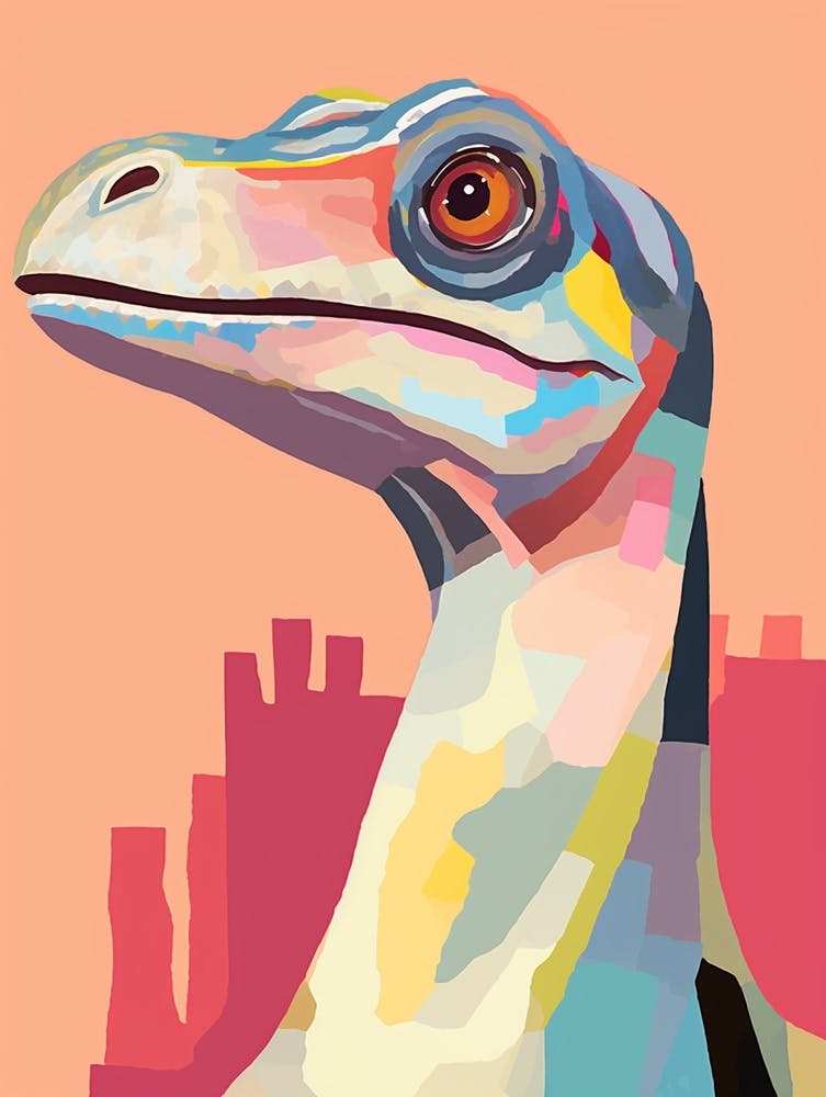 Colourful Dinosaur Coelophysis 3