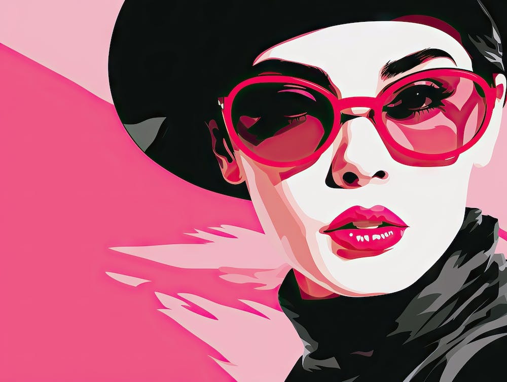 Portrait Of A Woman In Sunglasses