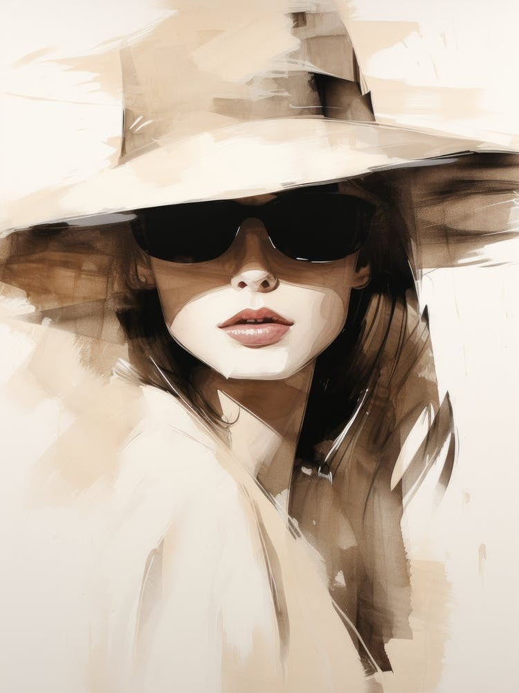 Portrait Of A Woman In A Hat