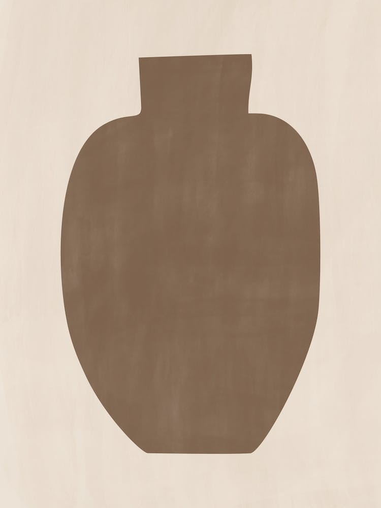 Abstract Brown Vase