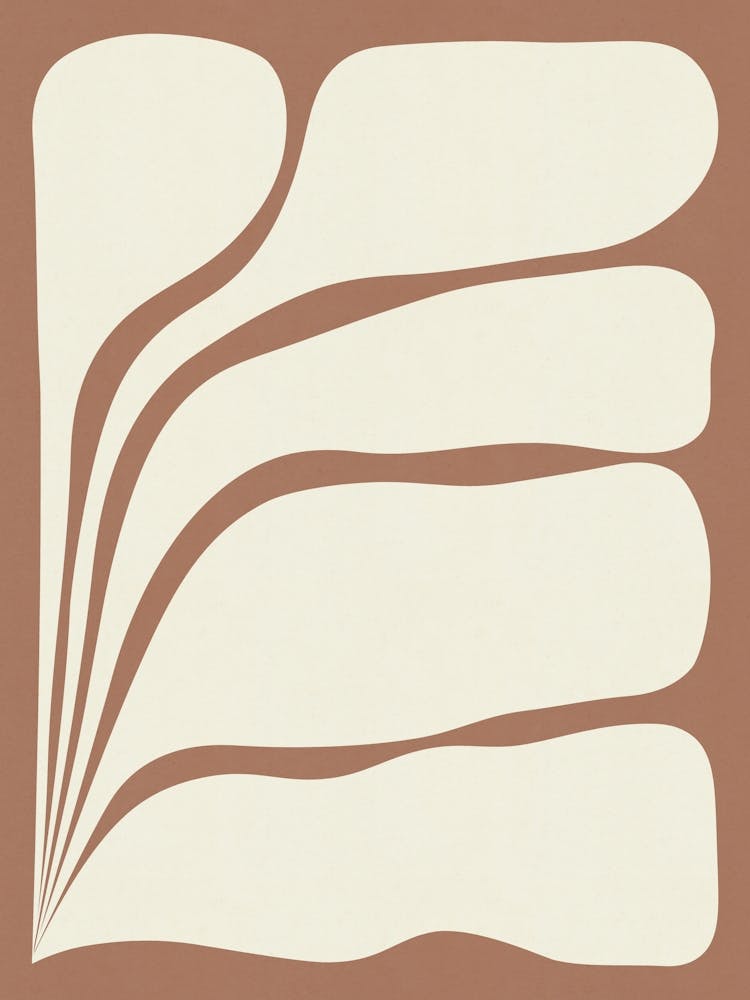 Six Leaf Plant / Mocha Mousse