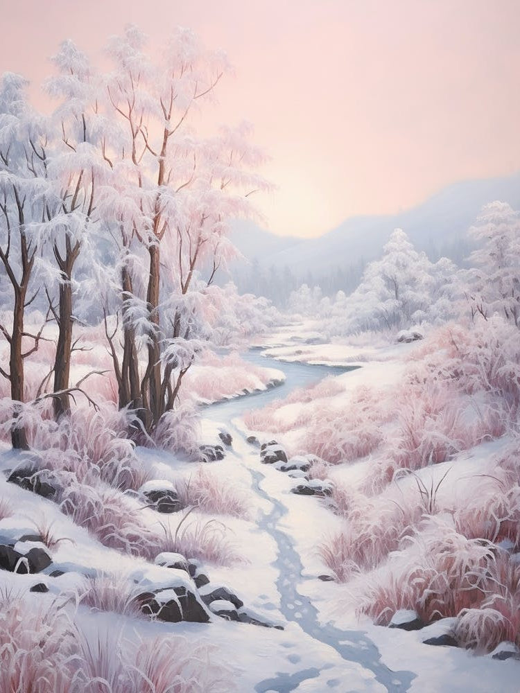 Dreamy Winter Painting Reunion National Park France 2