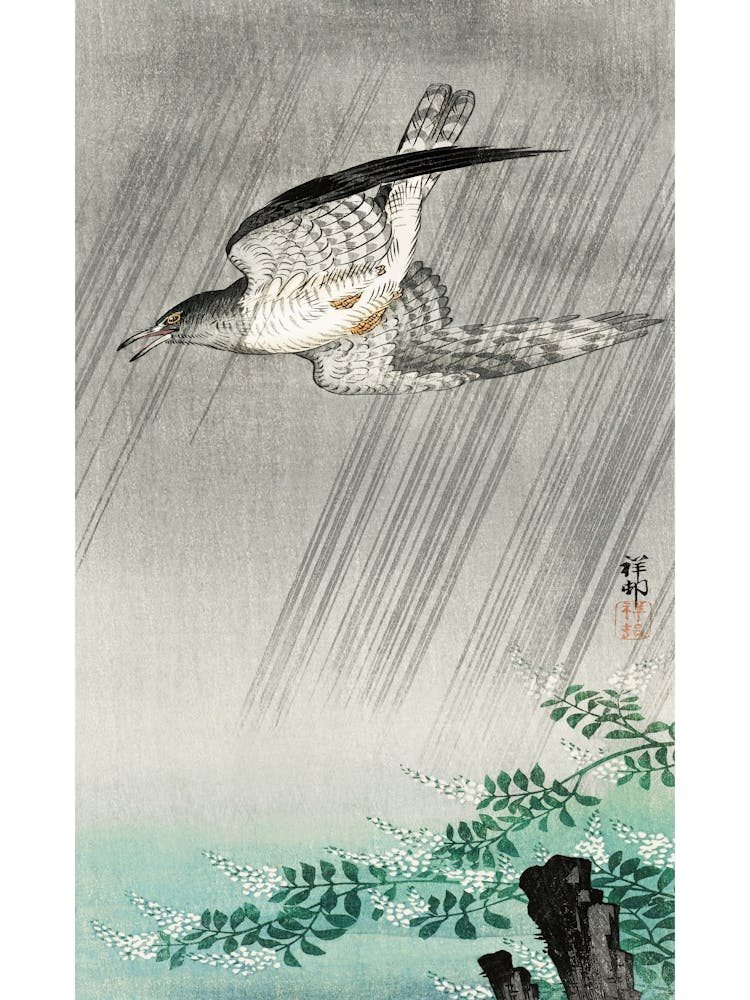 Cuckoo In Storm (1925 1936), Ohara Koson