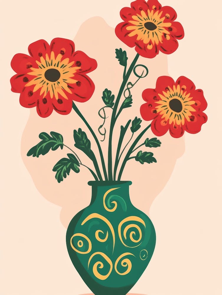Blumen in einer Vase 257