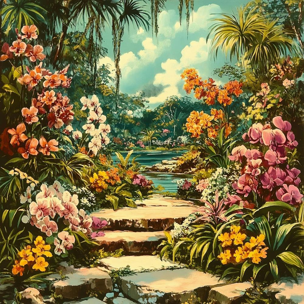 Orchid Garden Art