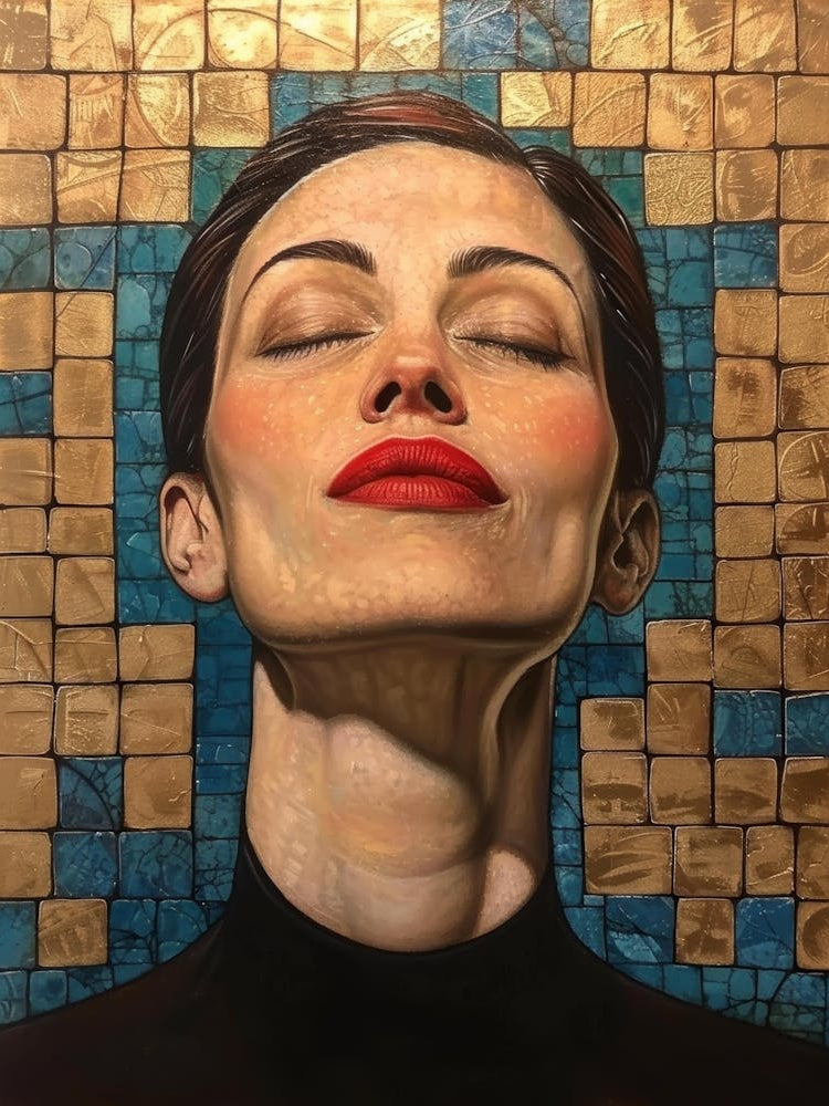 Woman With Eyes Closed 1