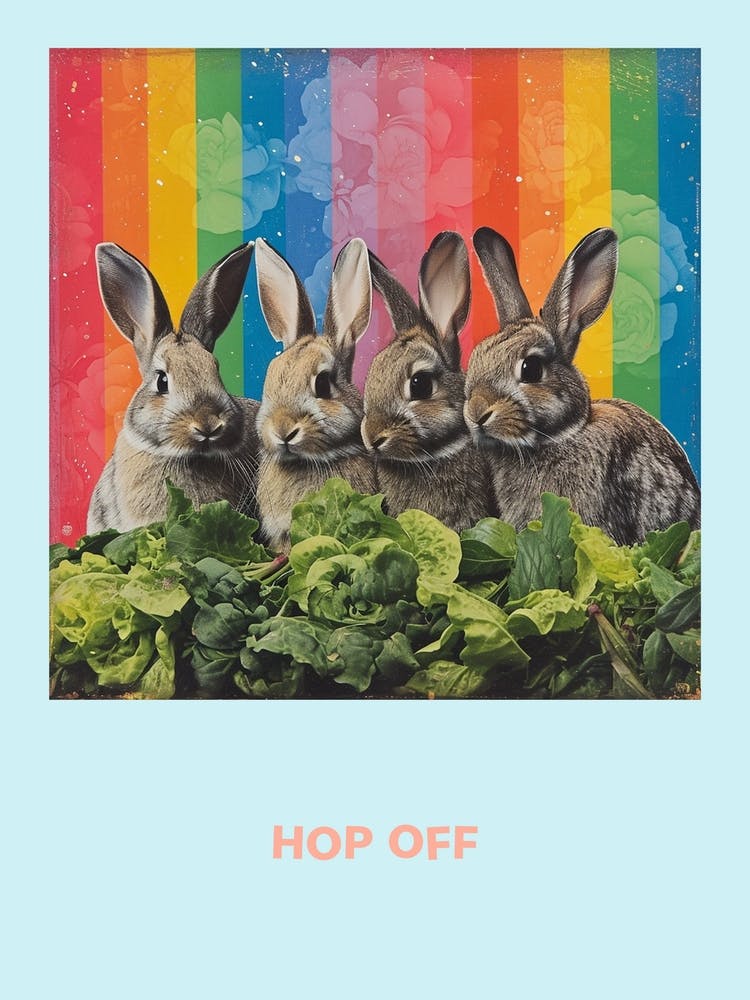Hop Off Bunnies Poster 2