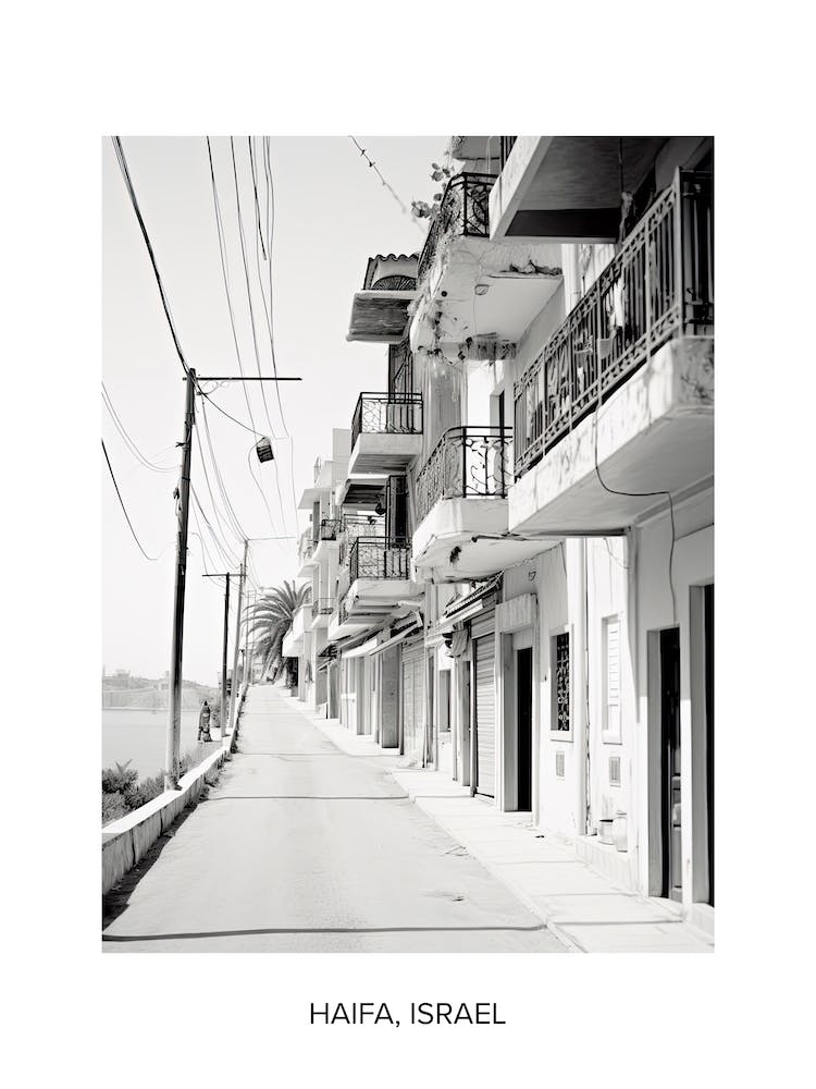 Poster Of Kusadasi, Turkey, Photography In Black And White 2