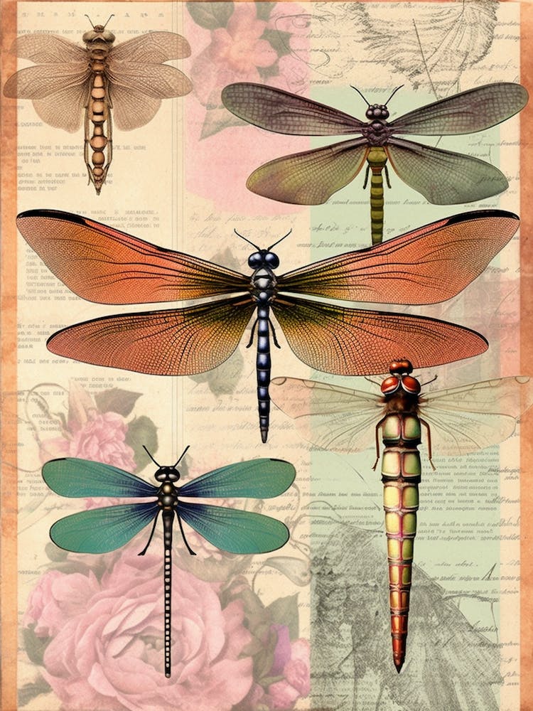 Dragonfly Vintage Species 4