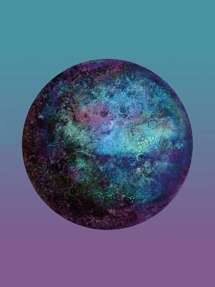 Keppler-22B Blue Gradient