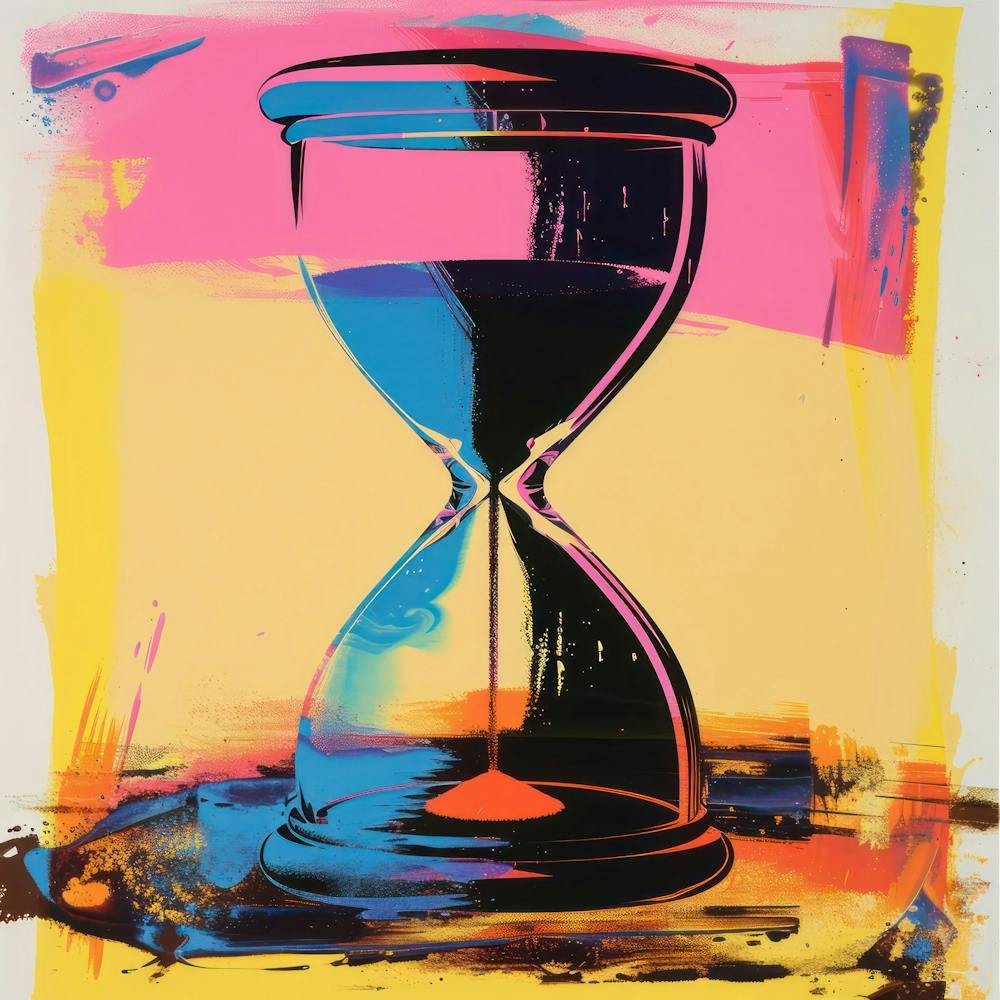 Hourglass Pop Art 3