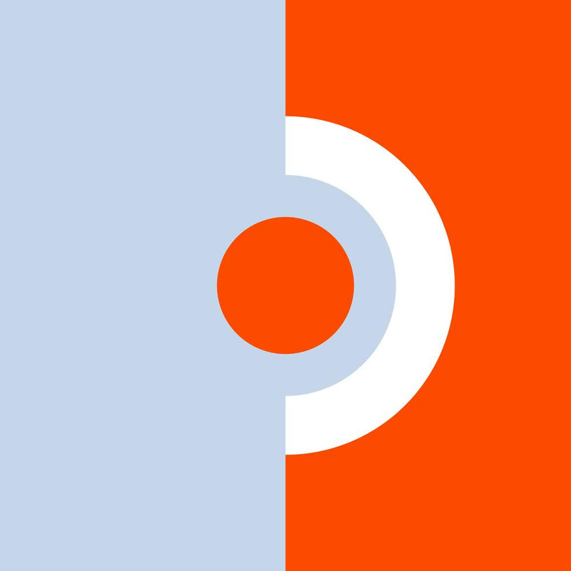 Circles within Circles In Blue and Orange