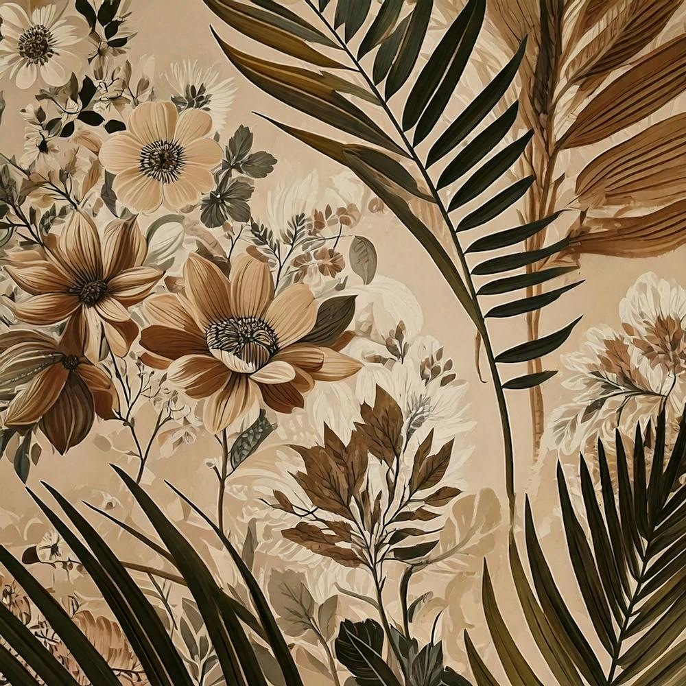 Tropical Floral Wall Art