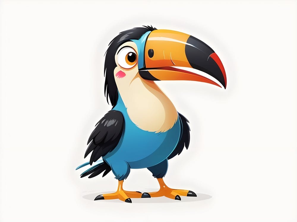 Illustration Of Cartoon Funny Donkey