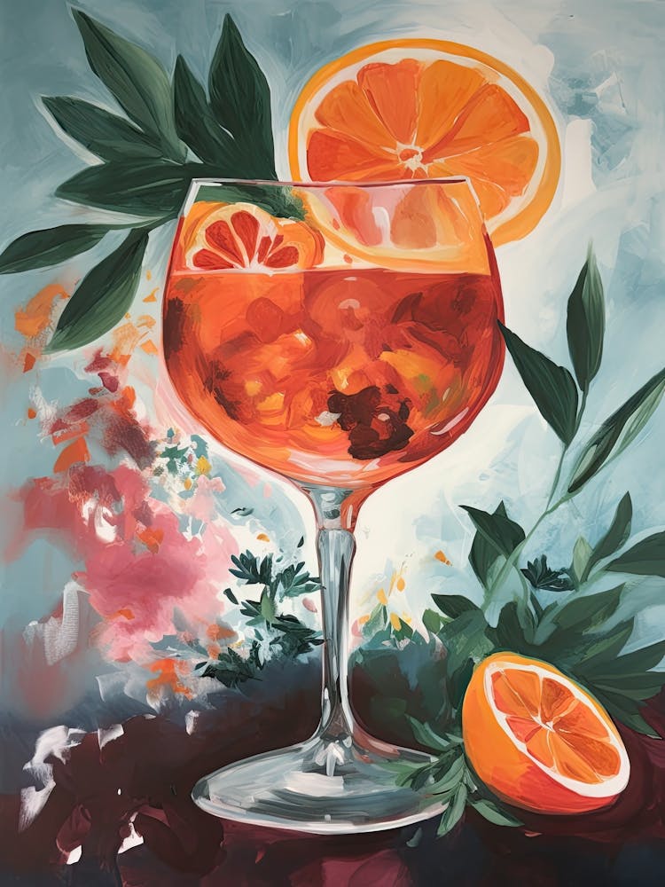 Aperol Spritz Fauvist Painting 2