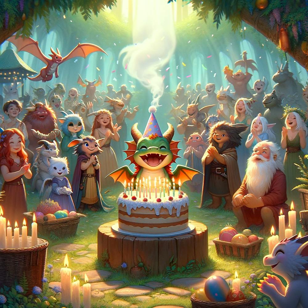 little dragon birthday party 2