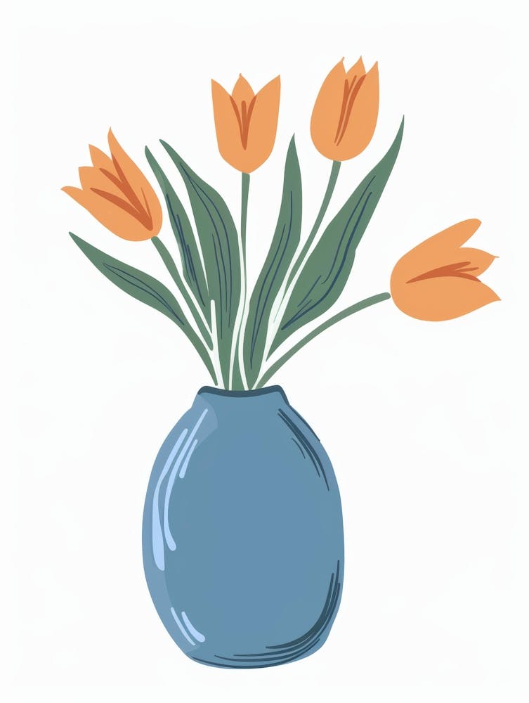 Tulips In A Vase 14