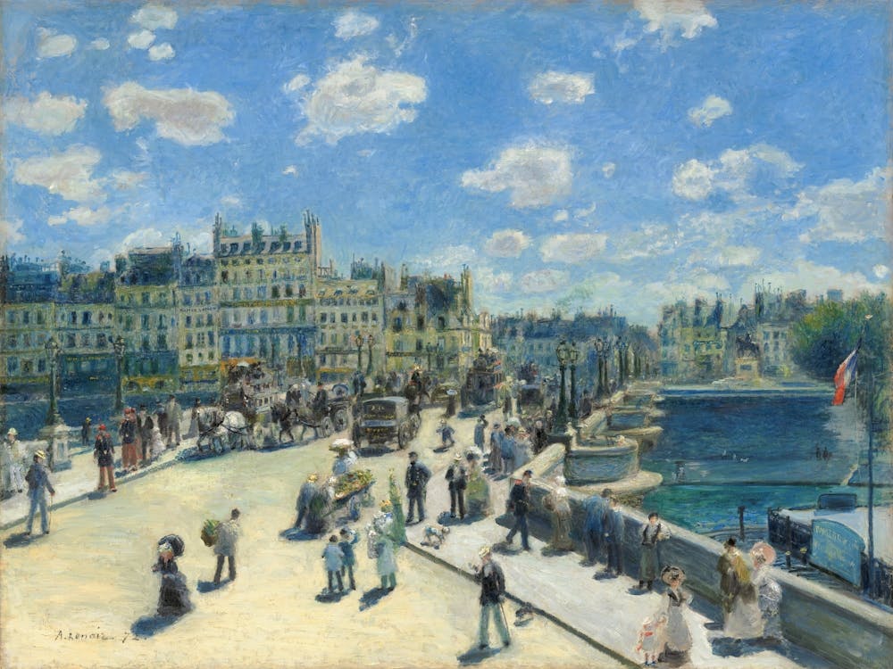Pont Neuf, Paris (1872), Pierre Auguste Renoir