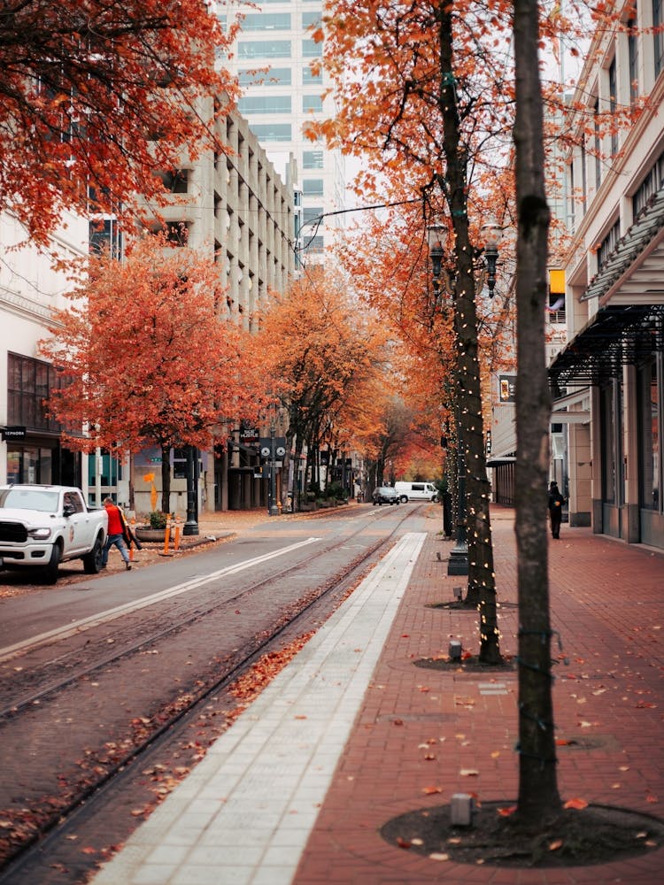 Autumn in Downtown Portland Oregon