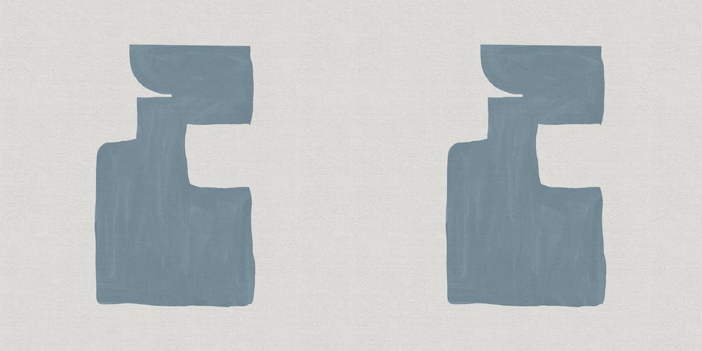 Mid Century Blue Iii