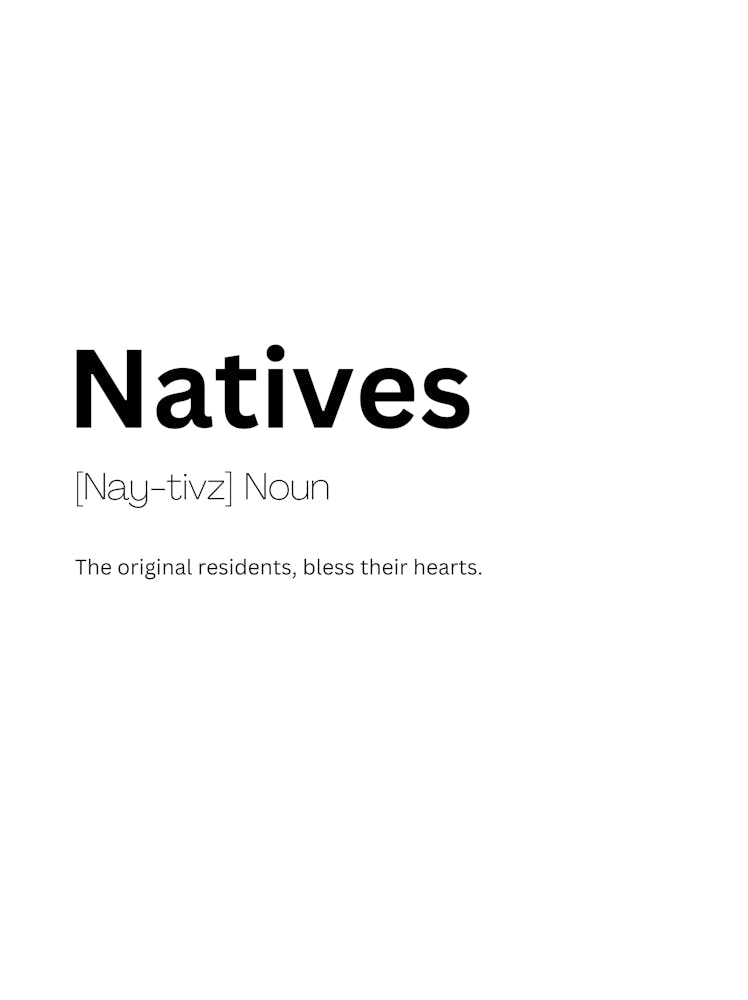 Natives Definition Meaning