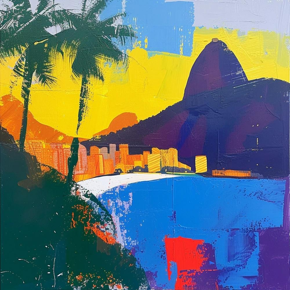 Abstract Travel Collection Rio De Janeiro Brazil 6