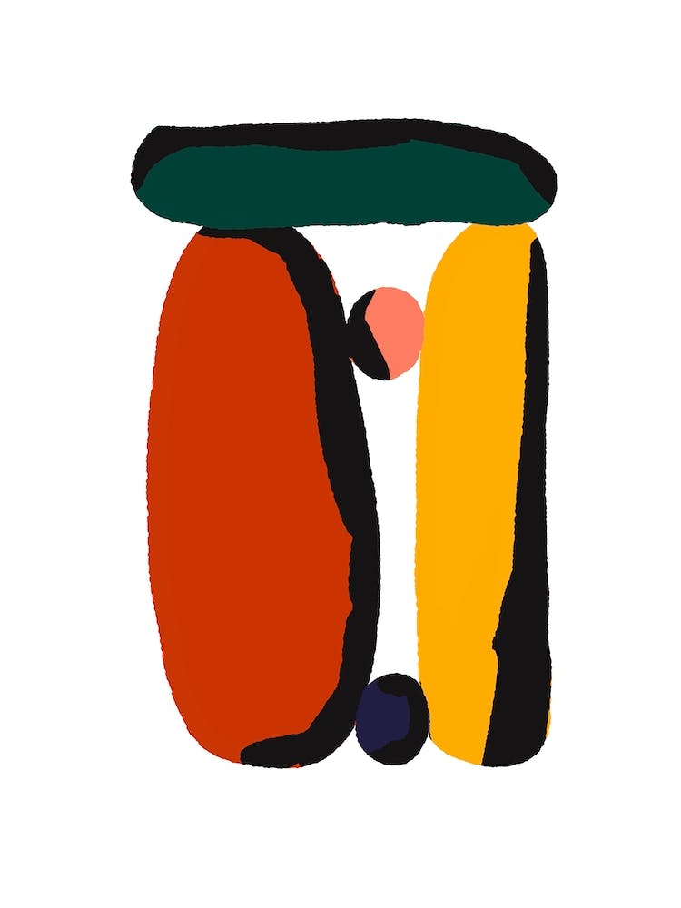 Abstrakte Felsen