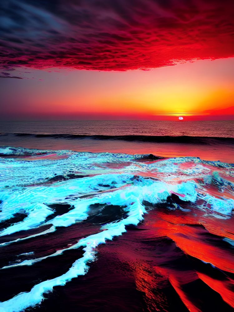 Sunset On The Beach 649